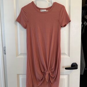Rust T-Shirt Dress